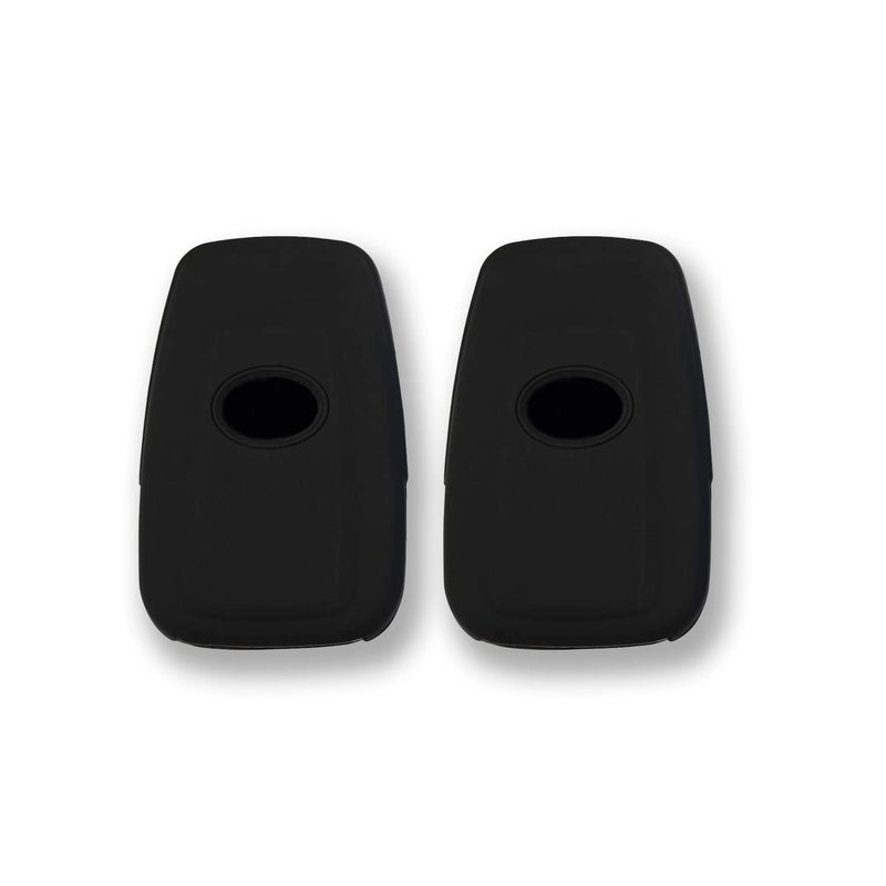 Autobase Silicone Key Fob Cover for Toyota Camry RAV4 Highlander Avalon C-HR Prius Corolla GT86 Smart Key | Car Accessory | Key Protection Case 2 Pcs (Black) - Image 5